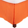 thumbnail image 1 of Vanessa Collection MF1500KGBS SLOR Microfiber King Bed Skirt Solid, Orange, 1 of 1