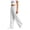 White, variant on Bosfbaoi Wide Leg Sweatpants for Women Drawstring Elastic Waist Side Stripe Casual Loose Workout Trousers with Pockets
