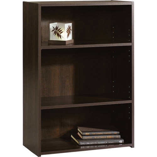 Sauder Beginnings 35 3 Shelf, Mainstays 3 Shelf Bookcase Dimensions