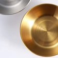 thumbnail image 3 of Tazones de acero inoxidable WEIHJMXG para salsas platos redondos 4 piezas, 3 of 5
