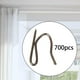 thumbnail image 4 of Ganchos para cortinas de hierro, ganchos para colgar cortinas, ganchos para colgar cortinas de ventanas, perchas para cortinas para puertas, ventanas, 700PCS Baoblaze Ganchos para cortinas, 4 of 8