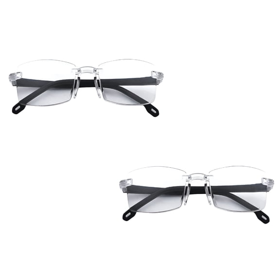 GJX Intelligent Zoom Glasses Auto Focus Self Adjusting Eyeglasses – Unisex Anti Blue Light Presbyopia Glasses,All - in - One for Reading,Sports & Daily Vision Clarity - 2PCS