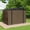 Brown, variant on Uforic 6x4ft Metal Outdoor Storage Shed, Lockable and Waterproof with Gable Roof & Vents, Brown