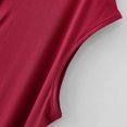 thumbnail image 6 of Wyobmus Women's Button Down Tank Tops Sleeveless Crew Neck Open Front Crop Vest Summer Going Out Y2K Clothes Burgundy, 6 of 7