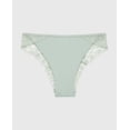 thumbnail image 4 of Cheeky Panty With Lace Trim in Iceberg Green, 4 of 5