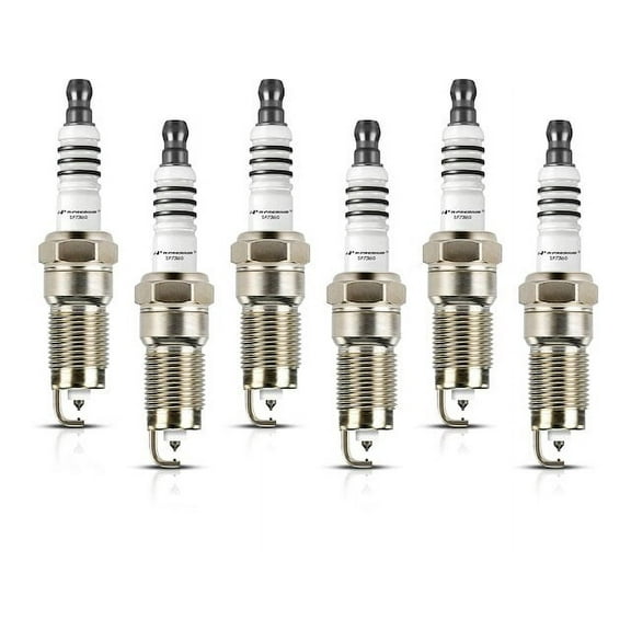Spark Plug Set 6 - Compatible with 1998 - 2003, 2005 - 2008 Ford F-150 4.2L V6 1999 2000 2001 2002 2006 2007