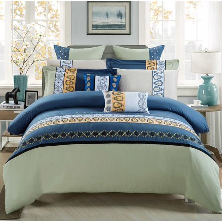 Leith Breathable Elegant Bedroom Reversible 5 Pc Comforters Set