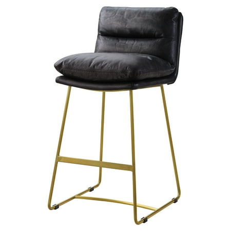 ACME Alsey Counter Height Chair in Vintage Black