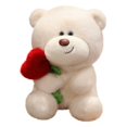 thumbnail image 6 of Hvmvliv Rose Bear Valentine's Day Doll Toy with Rose Bouquet - 20CM Soft Material for Kids, Romantic Profess Gifts, and Decorative Keepsakes White, 6 of 6