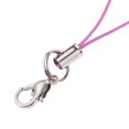 thumbnail image 3 of 20pcs Correa Del Cordón Del Teléfono Celular Llavero Encantos de La Llave Cuelgan La Cuerda de Poliéster Violeta claro Sunnimix correa del acollador del teléfono, 3 of 7