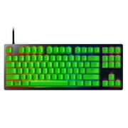 Razer Huntsman Tournament Edition Wired Optical PC Gaming Keyboard, 87 Key, Green Keycaps, Black