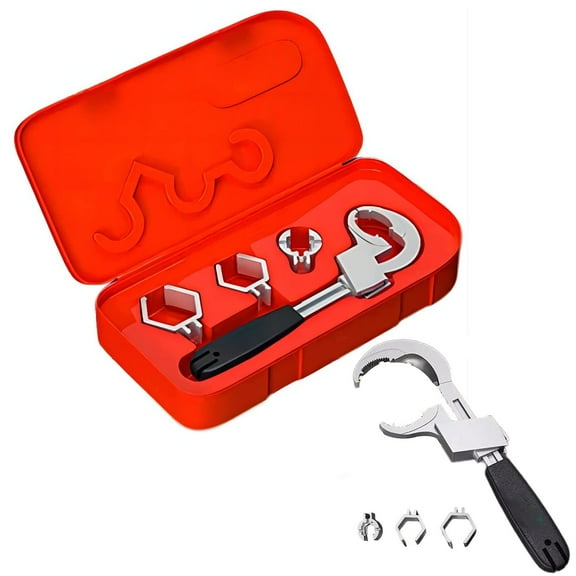 BUYISI Universal Bathroom Wrench Tool Sets Opening Adjustable Pipe Wrench Bathroom Multifunctional Faucets Plumbing Repair Tools
