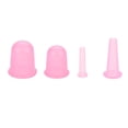 thumbnail image 3 of Aide au Massage Corporel, 4 Pcs/ensemble Ventouses en Silicone Anti-Cellulite Design Convivial, 3 of 14