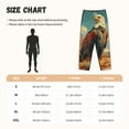 thumbnail image 4 of Lsque Western Desert Cactus Bald Eagle Print Women's Pajama Pants, Lounge Pant - Comfortable Home Wear,Elastic Waistband, Stylish Design-Small, 4 of 9