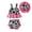 r-332Red114, variant on Little Girls Clothes Toddler Outfit Cow Prints Sleeveless Square Collar Lace Tank Top With Shorts And Matching Hat Casual Playwear Ensemble Girls' Clothing Sets 12-18 Months