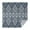 Blue Geometric Diamond, variant on Blue Geometric Pattern Square Tablecloth,Waterproof Square Table Cover,Wipeable Spillproof Washable Table Cover for Home Kitchen Party Decor 42"X42"(107x107cm)