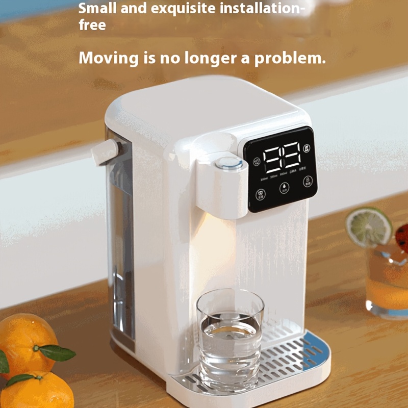 Desktop Instant Hot Water Dispenser - 3-Second Heating, Smart Child Lock, 13 Temp & 3 Flow Settings, LED Display, Detachable Handle, Gift