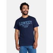 Humor Men's and Big Men's Lowkey Not a People Person Graphic Tee, Sizes S-3XL