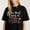 Black-3, variant on Women's Floral Patterned Meme Bear Graphic T-Shirt S-4XL Mother's Day Gift
