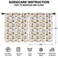 thumbnail image 2 of Blackout Kids Curtains,Cartoon Construction Vehicles Roads White Pattern Childrens Insulated Curtains Set Of 2,Bedroom Essentials,Toddler Room Decor 52"x63", 2 of 5