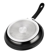 Cook N Home 10 Inch Nonstick Fry Pan, Skillet with Stay Cool Silicone Handle, Heavy Gauge Aluminum, Induction Compatible, Oven Safe, Easy Clean Frying Pan