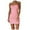 A-Pink213, variant on XIAOCHA Ruched Fitted Dress For Women Square Neck Sleeveless Solid Spaghetti Strap Bodycon Mini Dress Chic Date Night Party Dress