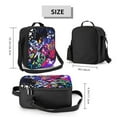 thumbnail image 2 of Deltarune Reusable Lunch Bag Cooler Tote Bag Adjustable Shoulder Strap Insulated Lunch Box for Office Picnic Beach, 2 of 9