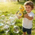 thumbnail image 3 of Yellow Duck Handheld Bubble Camera Machine Kit – Includes 2Pcs Bubble Solution Rechargeable With Lights & Leak-Proof Design(Yellow-14.5X7.5X15Cm), 3 of 8
