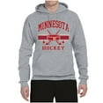thumbnail image 2 of Wild Bobby City of Minnesota Hockey Fantasy Fan Sports Unisex Hoodie Sweatshirt, Heather Grey, Medium, 2 of 5