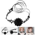 thumbnail image 4 of Collier Fleur Collier Ras-de-Cou d'Halloween Collier Ras-de-Cou Sorcière Jeu de Rôle Collier Fleur, 4 of 7