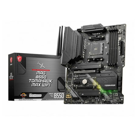 MSI MAG B550 TOMAHAWK MAX Wi-Fi AM4 SATA 6Gb/s ATX Gaming Motherboard