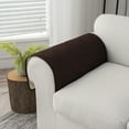 thumbnail image 7 of Y YUNHSOM Armrest Covers,Couch Cover,Sofa Cover,Anti-Slip Armchair Slipcovers for Dogs Cats Pet Loveseat Recliner L Shaped(23.6''x27.5'', Chocolate), 7 of 7