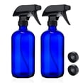 thumbnail image 1 of Botella de spray de vidrio de 500 ml, rellenable, ideal para aceites esenciales, plantas, soluciones de limpieza y laca para el cabello., 1 of 6
