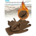 thumbnail image 3 of BadPiggies Winter Gloves for Men Women, Touch Screen Texting Warm Gloves with Thermal Soft Fleece Lining Elastic Cuff (Coffee), 3 of 10