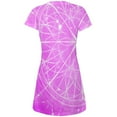 thumbnail image 2 of Seed of Life Celestial Mandala All Over Juniors Beach Cover-Up Dress Multi LG, 2 of 2