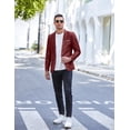 thumbnail image 5 of COOFANDY Men's Slim Fit Casual Blazers Lightweight Sport Coats One Button Suit Jackets, 5 of 6