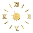 thumbnail image 1 of Reloj de pared DIY sin marco, espejo 3D, reloj de pared grande, silencioso, 1 of 8