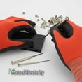 thumbnail image 2 of DEXFIT FN320 Red Multipurpose Nylon Work Gloves (Firm Grip, Durable Foam, Small) - 3 Pairs, 2 of 6