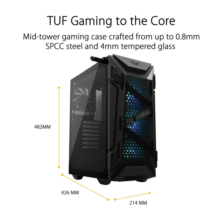 TUF Gaming GT301 Gaming Computer Case - Walmart.com