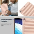 thumbnail image 6 of ELEHOLD Shockproof Case for iPad Air 11-inch M3 (2025) / M2 (2024), Soft Anti-Drop Cover Down Jacket Desigh Camera Protection Precise Cutouts Case Cover, Pink, 6 of 7
