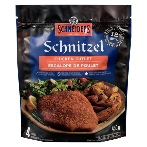 Schneiders Frozen Chicken Schnitzel Cutlets, 450 g