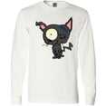 thumbnail image 3 of Inktastic Goth Animals Pets Black Cat Long Sleeve T-Shirt, 3 of 5