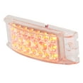 thumbnail image 4 of cciyu 1x 6 inch Rectangle 20 Led Truck Trailer Led Side Marker Lights w/Reflectors Led Stop Turn Tail Brake Lights Clear Len Amber Light Led trailer lights Turn Signal and Parking Lights, 4 of 4