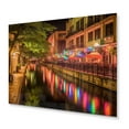 thumbnail image 2 of Designart "San Antonio s Lively Pulse" Texas Metal Wall Art, 2 of 5