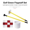 thumbnail image 3 of Soidarity Golf Flagstick Set Portátil Desmontable Ajustable Impermeable Lavable Colorido ABS Agujero Taza Poner Bandera Verde Amarillo Golf Amarillo Soidarity OD021174-02, 3 of 6
