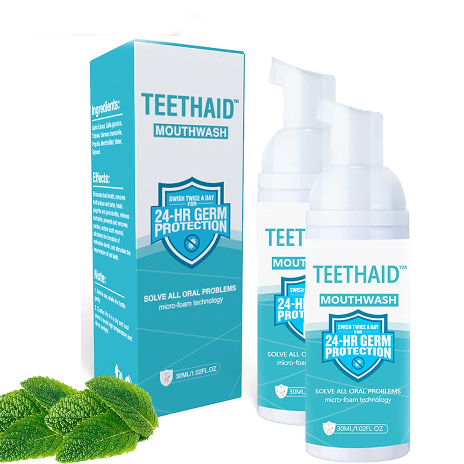 Bottles Of Mouthwash To Prevents Tartar BuildUp, Brightens Teeth