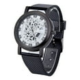 thumbnail image 2 of Reloj de pulsera deportivo militar de cuarzo de acero inoxidable para hombre con esfera de plástico, 2 of 5