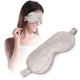 thumbnail image 5 of Mascarilla de seda lavable para dormir, parche para ojos, alivio de la fatiga ocular, cuidado de los ojos, gris, 19mm, 5 of 8