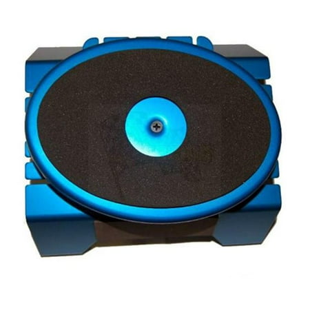 Redcat Racing 70116b Aluminum Workstand Turntable with Built In Magnetic Strip For Metal Parts or Screws - Blue