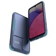 thumbnail image 3 of SaniMore for Samsung Galaxy A33 5G (6.4" 2021) Case, [Sliding Camera Window] Wireless Charging Shockproof Drop Resistant Hybird PC TPU Anti-slip Heavy Duty Protective Shell, Navy+Green, 3 of 7